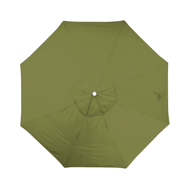 Pemberly Row 11' Bronze Patio Umbrella in Pacifica Palm