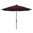 Pemberly Row 11' Bronze Patio Umbrella in Pacifica Purple