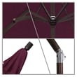 Pemberly Row 11' Bronze Patio Umbrella in Pacifica Purple