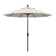 Pemberly Row 9' Bronze Patio Umbrella in Olefin Antique Beige