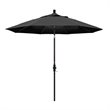 Pemberly Row 9' Bronze Patio Umbrella in Olefin Black