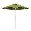 Pemberly Row 9' White Patio Umbrella in Olefin Kiwi