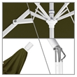 Pemberly Row 9' White Patio Umbrella in Pacifica Palm