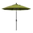 Pemberly Row 9' Black Patio Umbrella in Olefin Kiwi