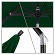 Pemberly Row 9' Black Patio Umbrella in Pacifica Hunter Green