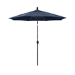 Pemberly Row 7.5' Bronze Patio Umbrella in Sun-brella 1A Spectrum Indigo