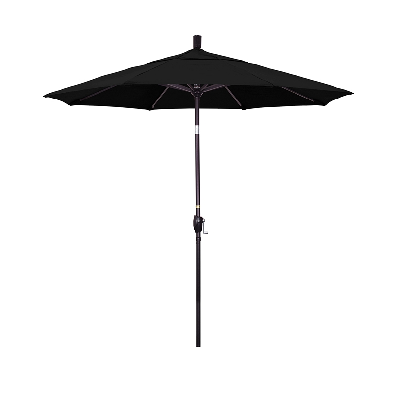 Pemberly Row 7.5' Patio Umbrella in Sun-brella 1A Black