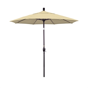 Pemberly Row 7.5' Bronze Patio Umbrella in Sun-brella 1A Antique Beige