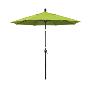 Pemberly Row 7.5' Bronze Patio Umbrella in Sun-brella 2A Macaw
