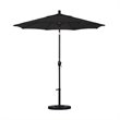 Pemberly Row 7.5' Bronze Patio Umbrella in Olefin Black