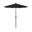 Pemberly Row 7.5' Bronze Patio Umbrella in Olefin Black