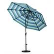 Pemberly Row 9' Bronze Patio Umbrella in Olefin Terrace Adobe