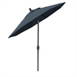 Pemberly Row 9' Bronze Patio Umbrella in Pacifica Sapphire