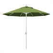 Pemberly Row 9' White Patio Umbrella in Sun-brella 1A Spectrum Cilantro