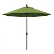 Pemberly Row 9' Black Patio Umbrella in Sun-brella 1A Spectrum Cilantro