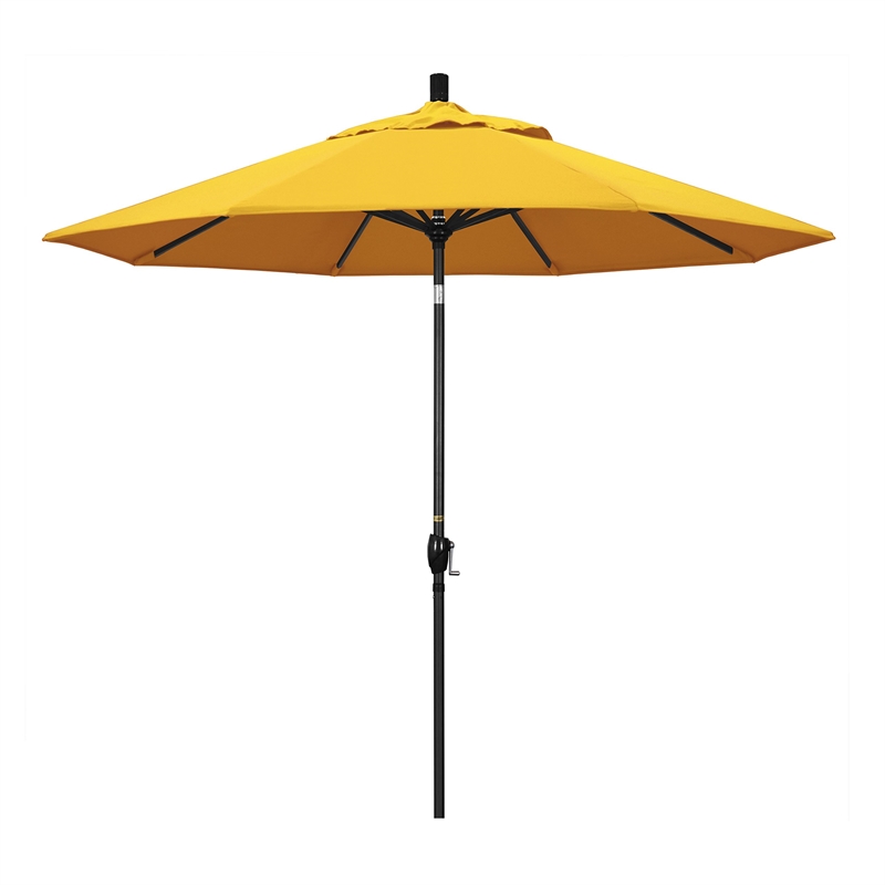 Pemberly Row 9' Patio Umbrella in Sunflower Yellow