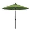 Pemberly Row 9' Bronze Patio Umbrella in Sun-brella 1A Spectrum Cilantro
