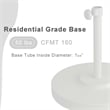 Pemberly Row 50 lbs Base (for Patio Umbrella) in White