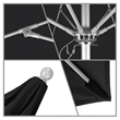 Pemberly Row 7.5' Silver Market Umbrella in Pacifica Black