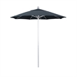 Pemberly Row 7.5' Silver Market Umbrella in Pacifica Sapphire