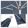 Pemberly Row 7.5' Silver Market Umbrella in Pacifica Sapphire