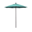 Pemberly Row 7.5' Bronze Market Umbrella in Sun-brella 1A Cilantro