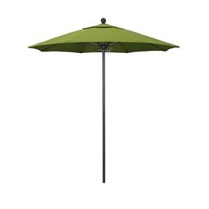Pemberly Row 7.5' Bronze Market Umbrella in Sun-brella 2A Macaw