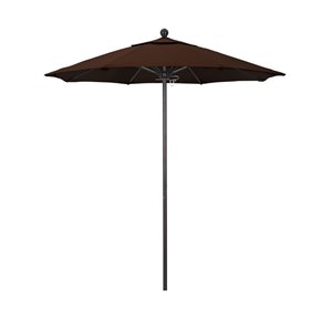 Pemberly Row 7.5' Bronze Market Umbrella in Sun-brella 2A Bay Brown