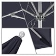 Pemberly Row 9' Silver Market Umbrella in Sun-brella 1A Navy
