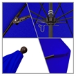 Pemberly Row 9' Bronze Market Umbrella in Sun-brella 1A Blue