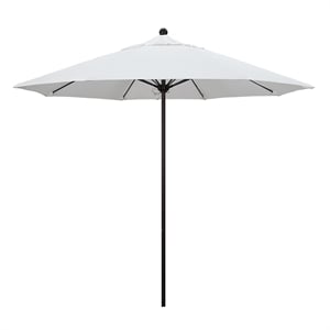 Pemberly Row 9' Bronze Market Umbrella in Sun-brella 1A Natural