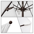 Pemberly Row 9' Bronze Market Umbrella in Sun-brella 1A Natural