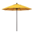 Pemberly Row 9' Bronze Market Umbrella in Sun-brella 1A Yellow