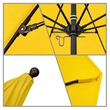 Pemberly Row 9' Bronze Market Umbrella in Sun-brella 1A Yellow