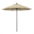 Pemberly Row 9' Bronze Market Umbrella in Pacifica Beige