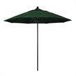 Pemberly Row 9' Bronze Market Umbrella in Pacifica Green