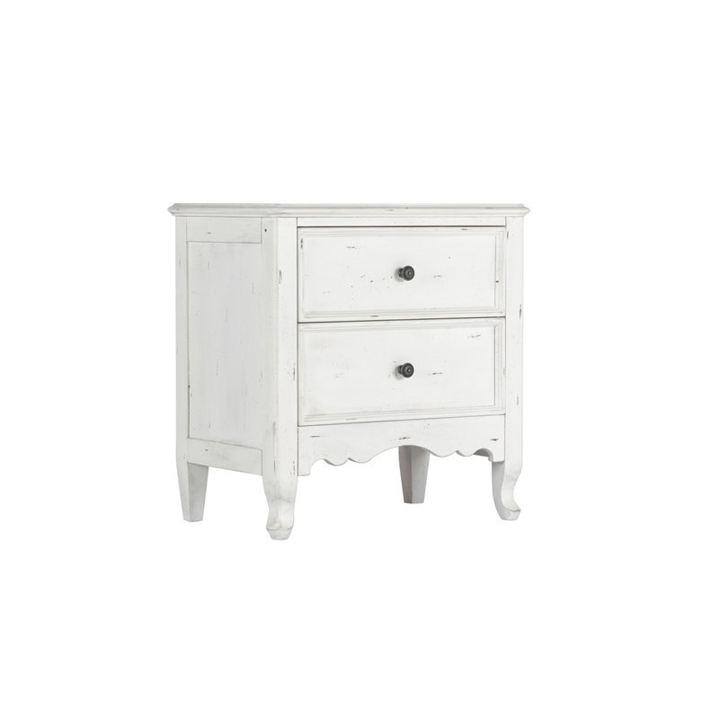 Pemberly Row 2 Drawer Nightstand In White Bedroom Sets Home Kitchen