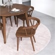 Pemberley Row Solid Wood Walnut Dining Set Square Durable 43