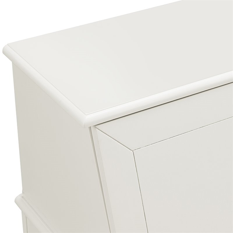 pemberly row fold down desktop home secretary desk with hutch in white pr620827