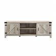 Pemberly Row Modern Wood Barn Door TV Stand for TVs up to 70