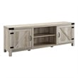 Pemberly Row Modern Wood Barn Door TV Stand for TVs up to 70