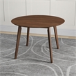 Pemberly Row Mid-Century Modern Piper Walnut Brown Dining Table
