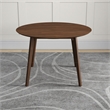 Pemberly Row Mid-Century Modern Piper Walnut Brown Dining Table