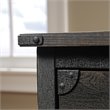 Pemberly Row 2Drawers Vertical Black Wood Filing Cabinet Easy Assembly