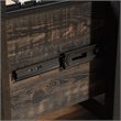 Pemberly Row 2Drawers Vertical Black Wood Filing Cabinet Easy Assembly