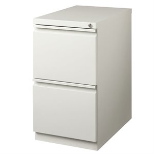 Pemberly Row 2 Drawer Mobile File Cabinet File in Light Gray