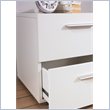Pemberly Row 2 Drawer Nightstand in White