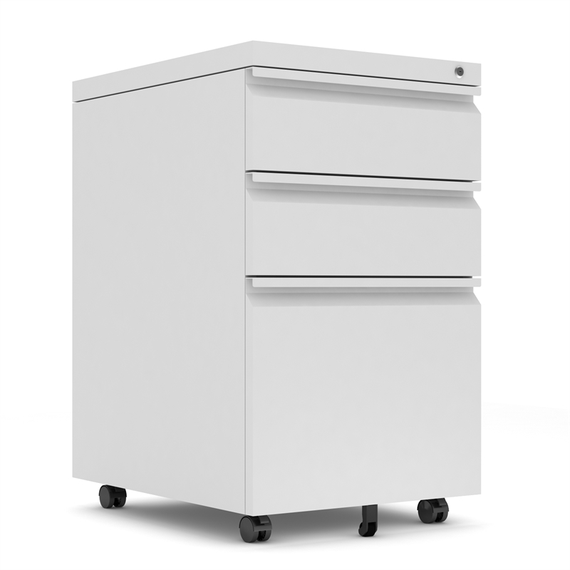 pemberly row 3 drawer locking metal mobile file in white pr475319818332