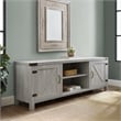 Pemberly Row Modern Wood Barn Door TV Stand for TVs up to 70