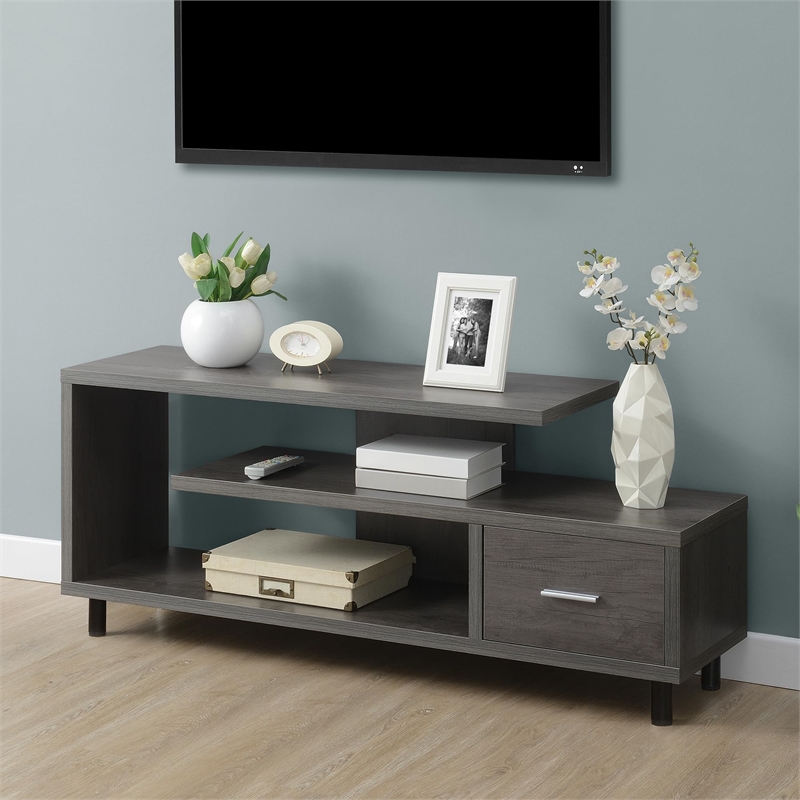Pemberly Row Modern Wood TV Stand for TVs up to 60